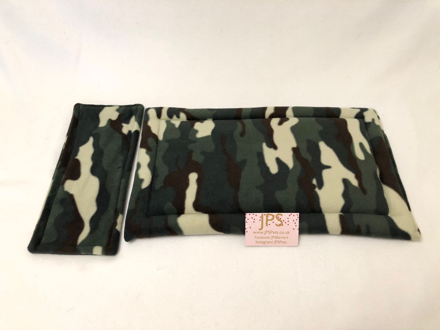 18 x 10 inch Whelband Castle set Cover and Ramp Cover Camo Polar Fleece