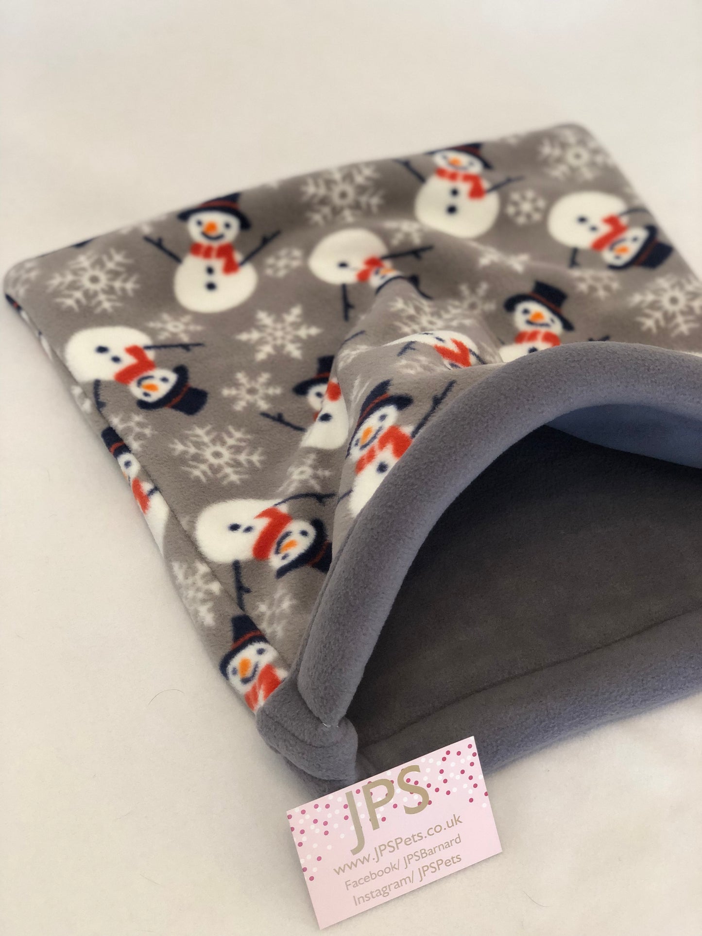 Cuddle Sack - Grey Snowman & Mid Grey