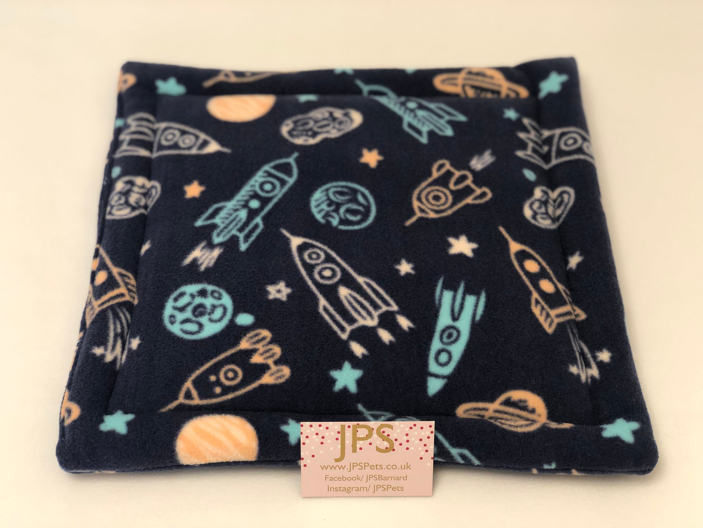 Space & rockets - 14 x 14 Inch Pad Polar Fleece