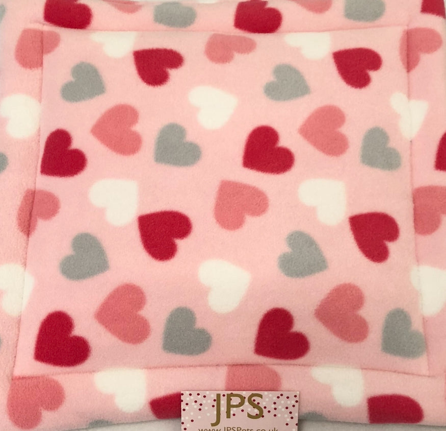 Cuddle Sack - pink multi heart
