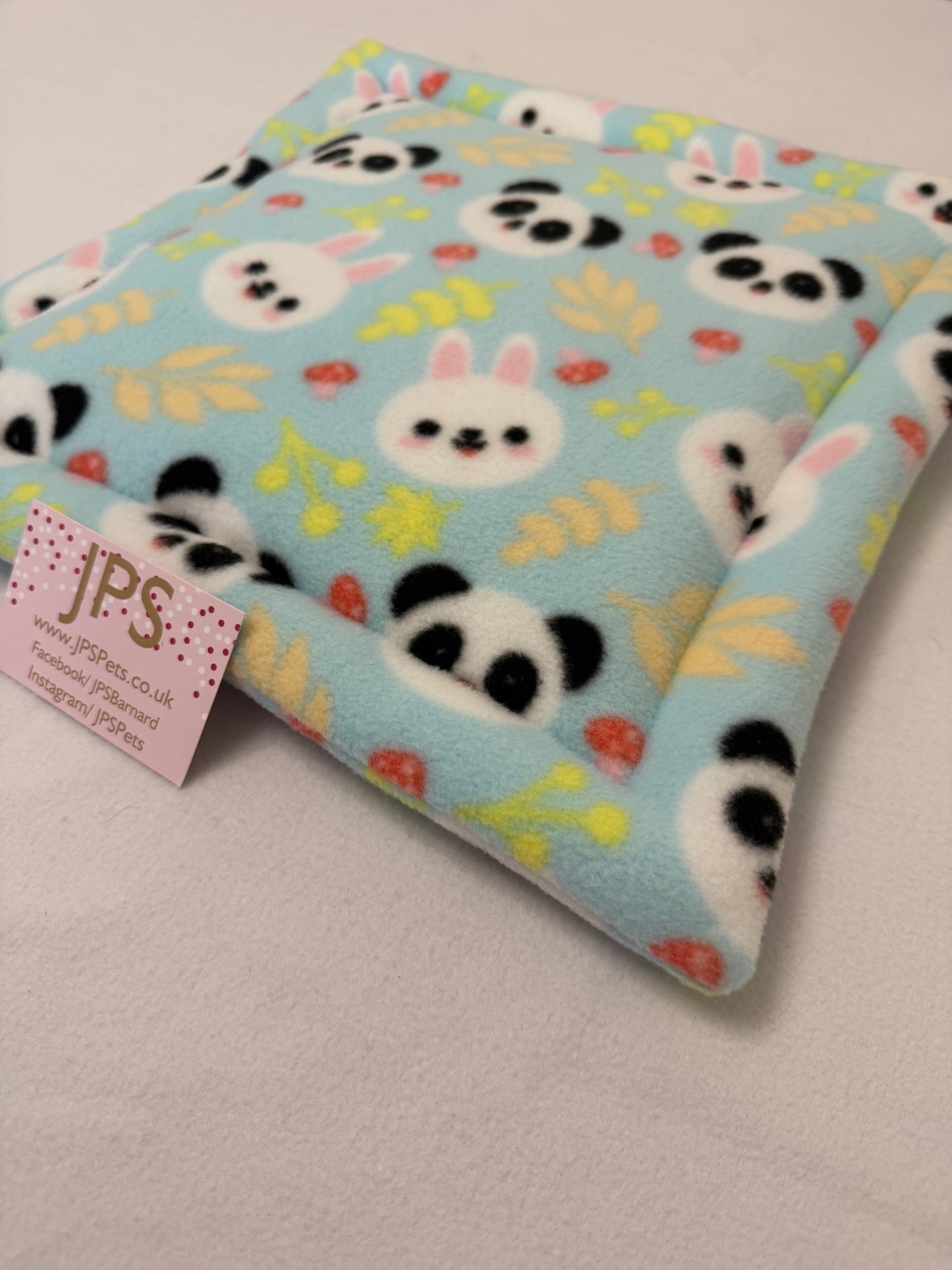 14” x 14” Inch Pad - mint bunnies & panda