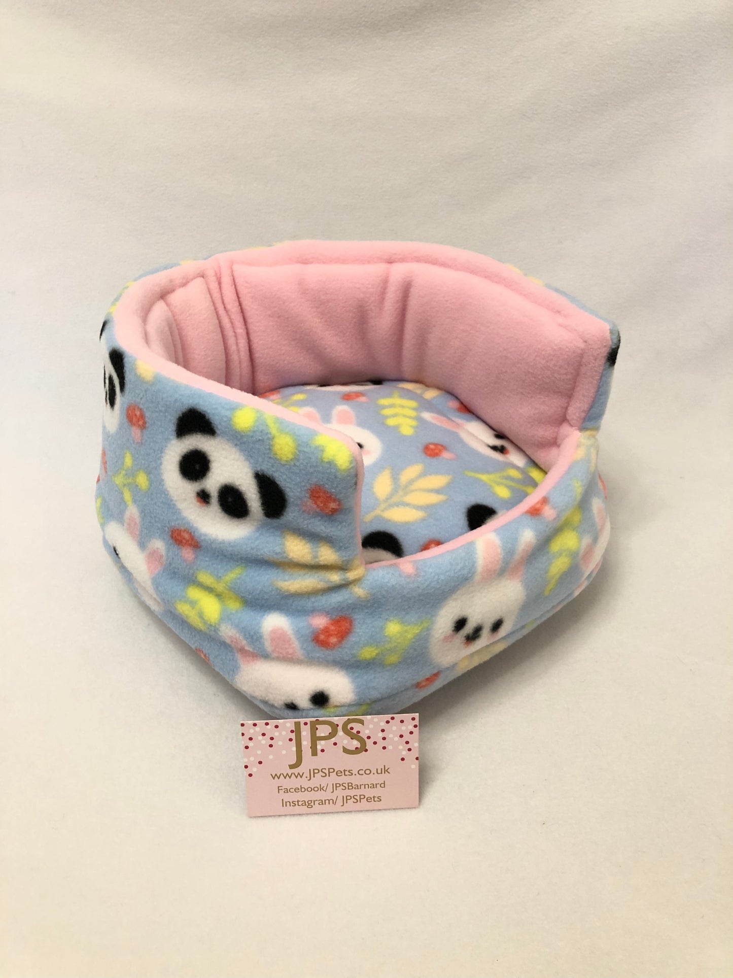 Cuddle Cup 11 Inch - Panda and Bunnies & Baby Pink