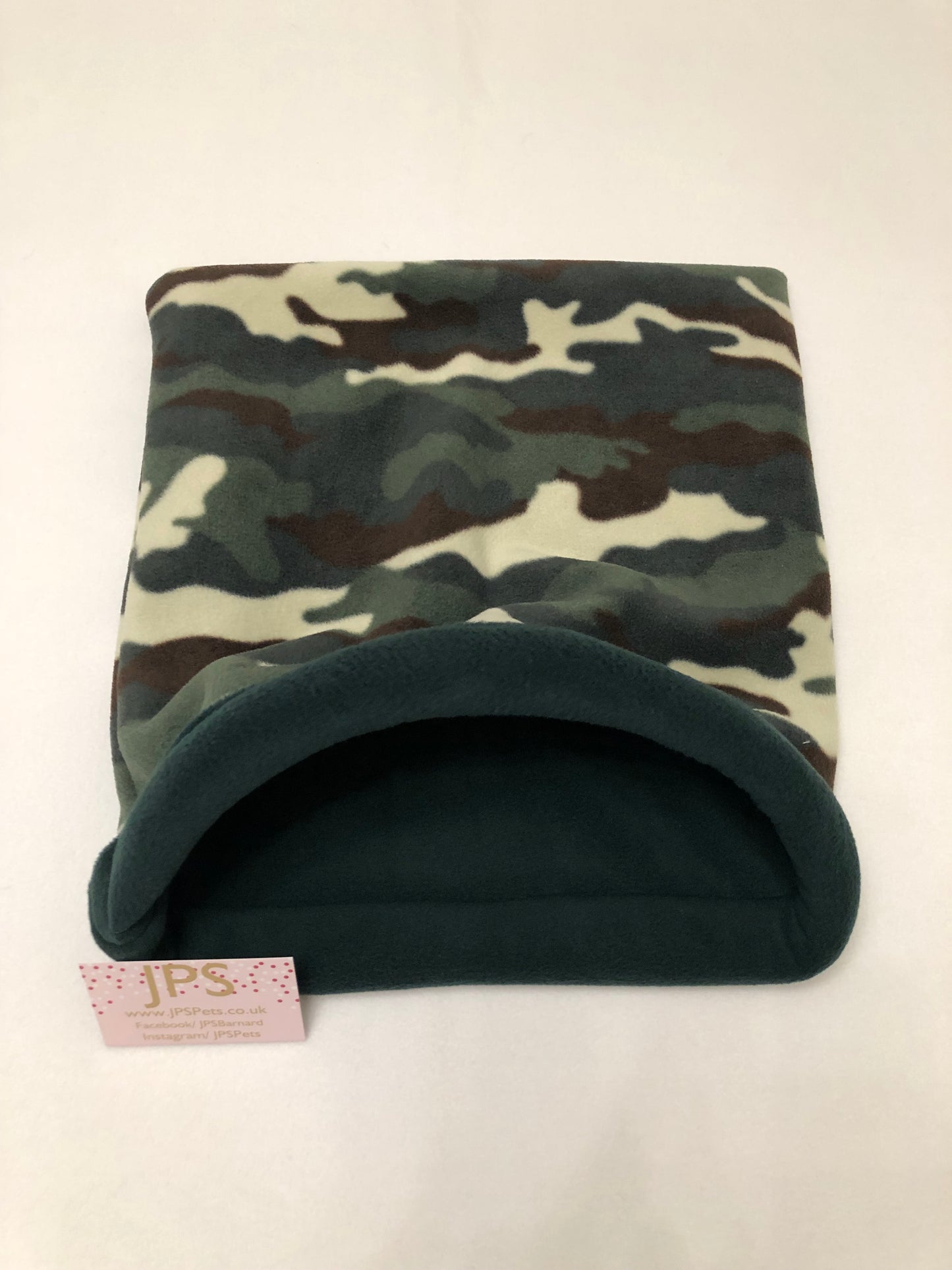 Cuddle Sack - camouflage & bottle green