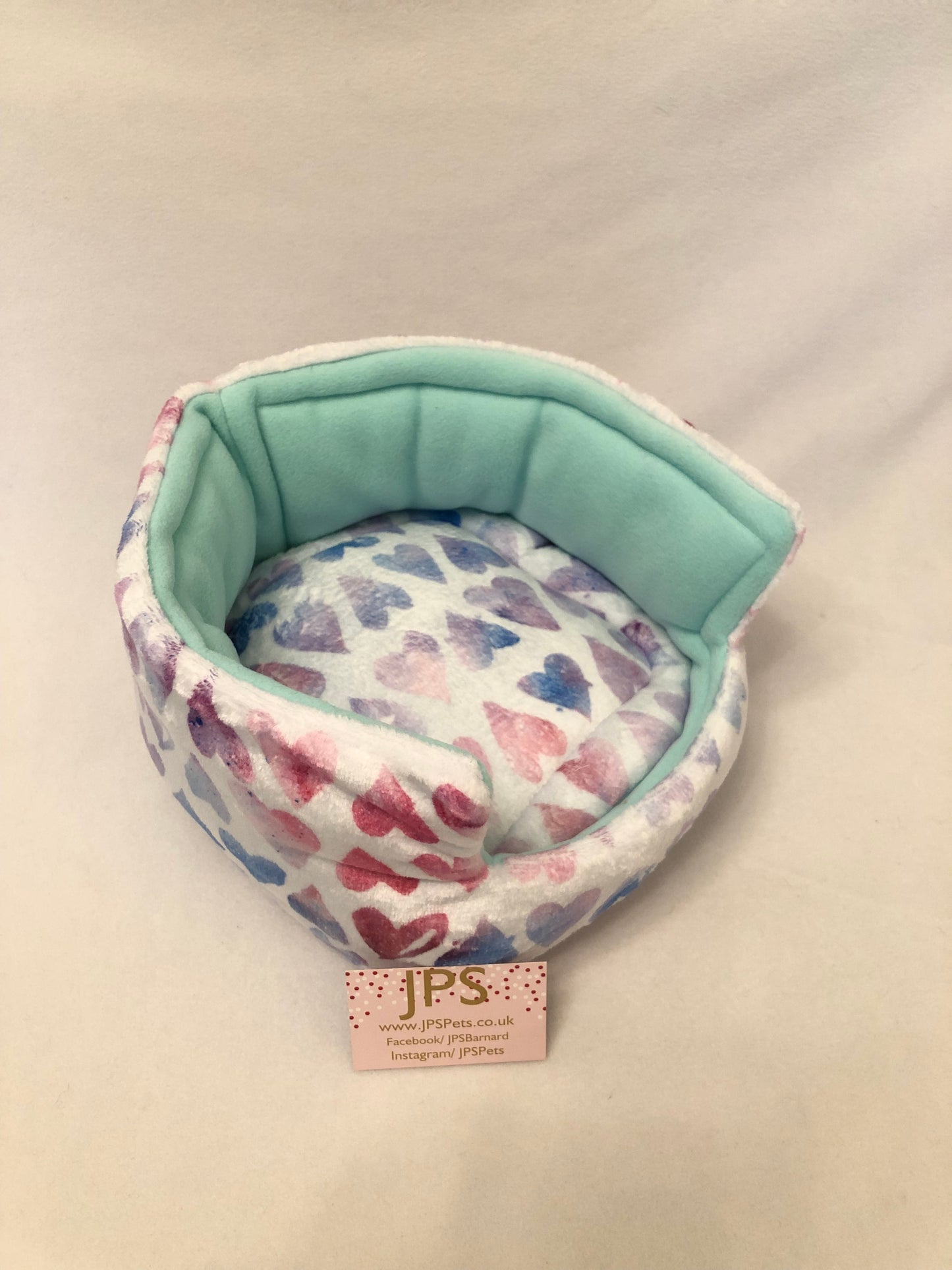 Cuddle Cup 11 Inch - Tinted Hearts & Mint