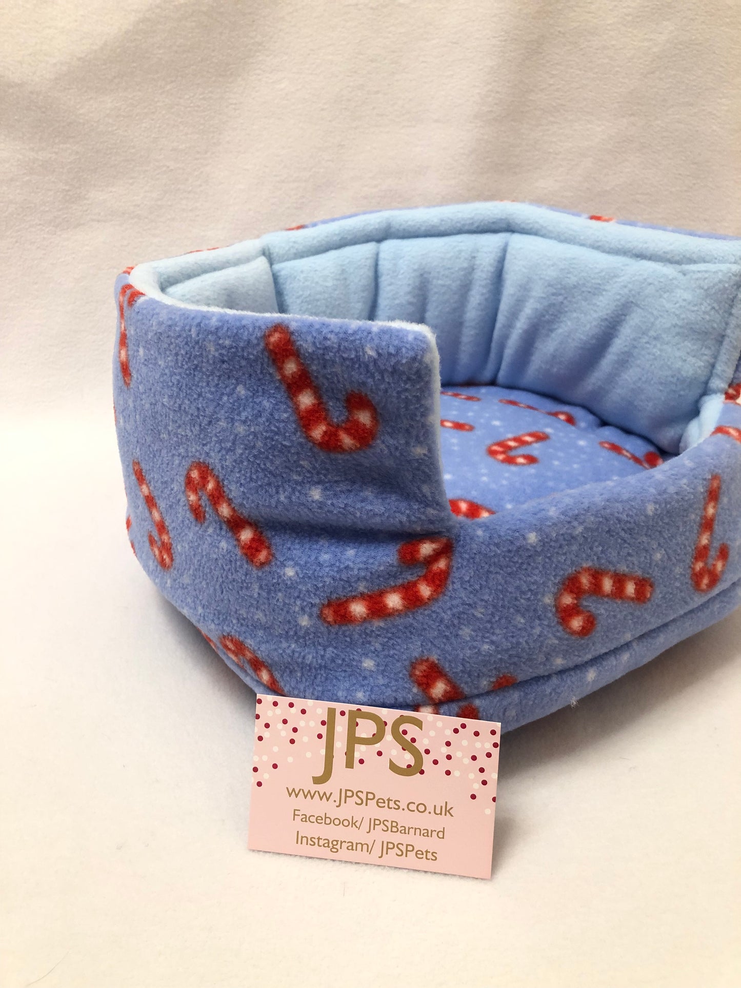 11 inch Cuddle Cup - Candy Cane & Baby Blue