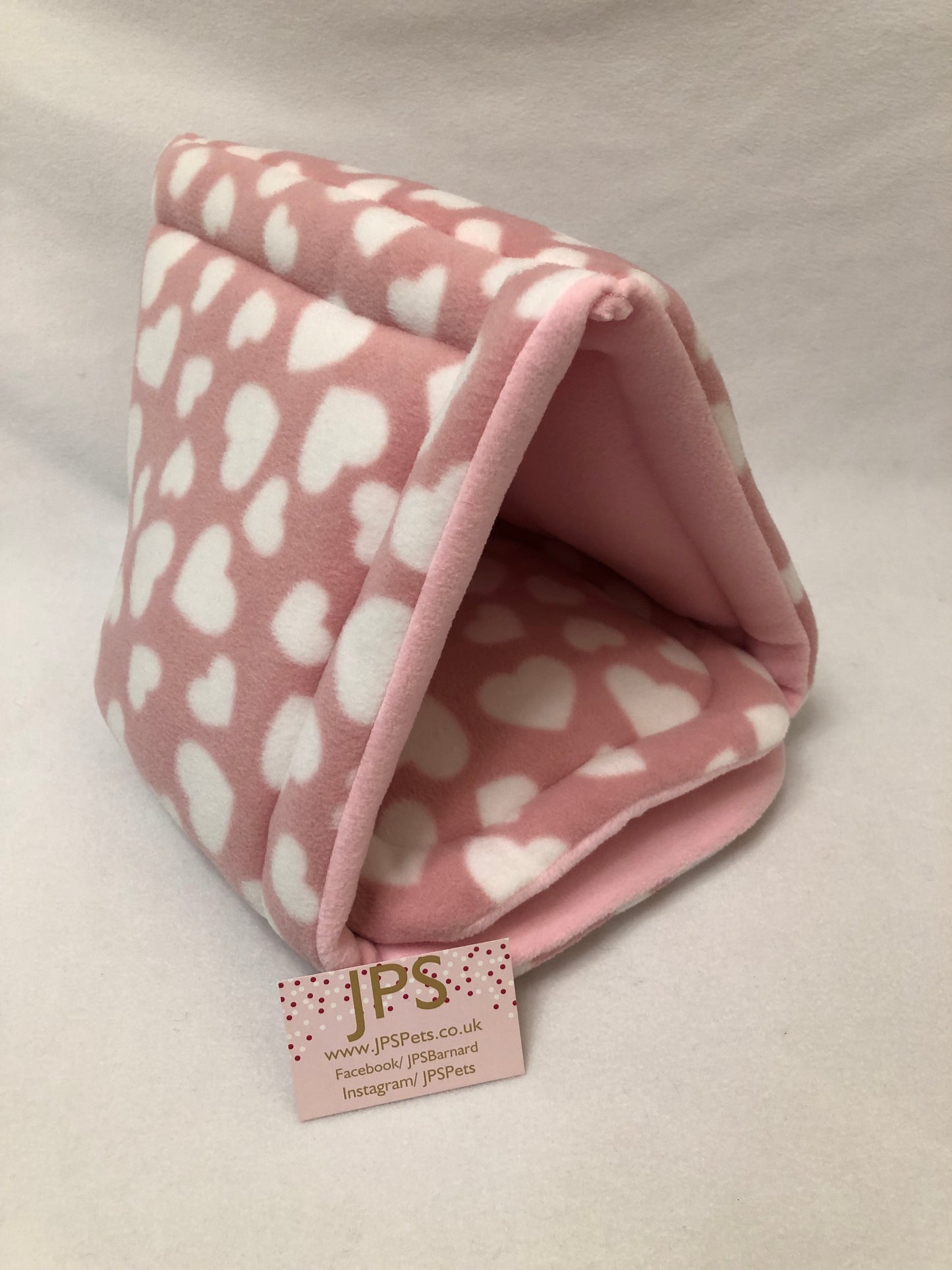 Igloo Teepee - pink hearts & baby pink