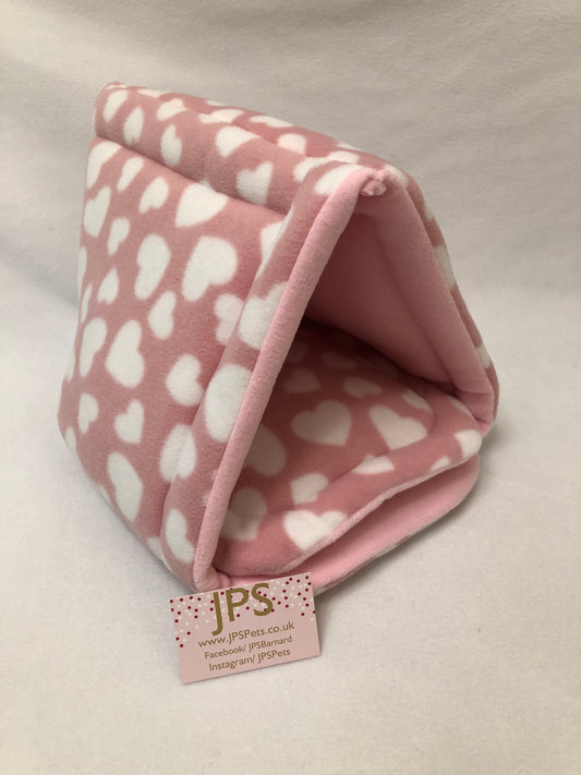 Igloo Teepee - pink hearts & baby pink