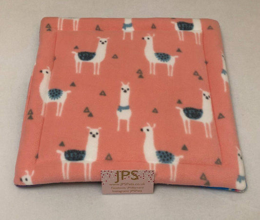 14 x 14 Inch Pad - Pink Llama