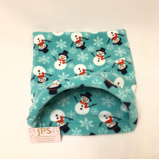 Cuddle Sack - mint snowman