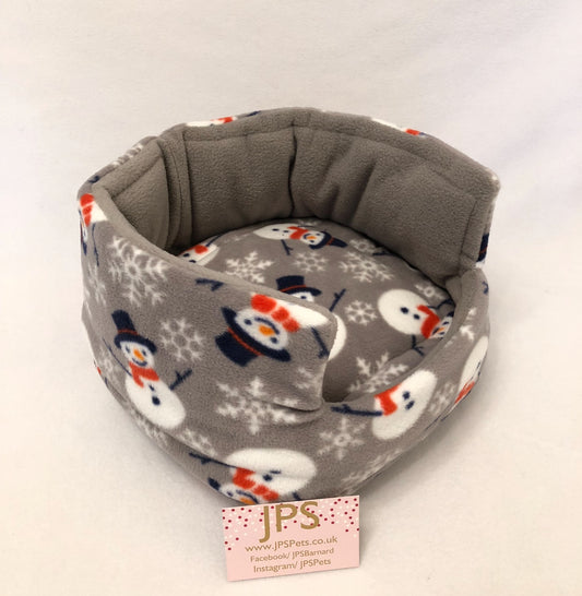 16 inch cuddle cup - grey snowman