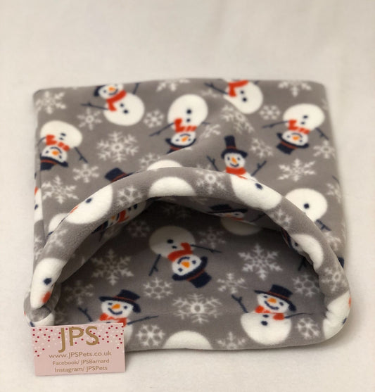 Cuddle Sack - grey snowman
