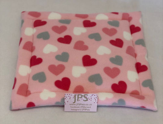14” x 14” Inch Pad - Pink multi Hearts