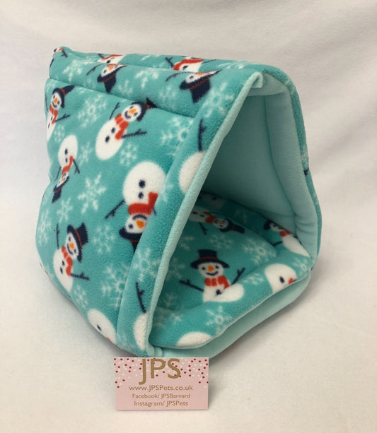 Igloo Teepee - mint snowman