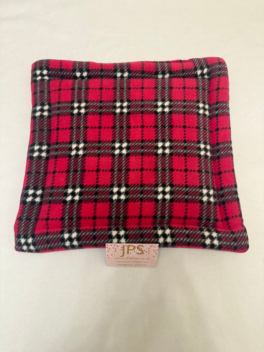 Lap pad 14 x 14 - pink tartan