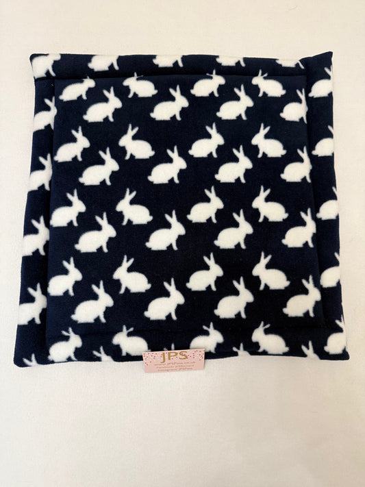 18 x 18 Inch Pad - navy bunny