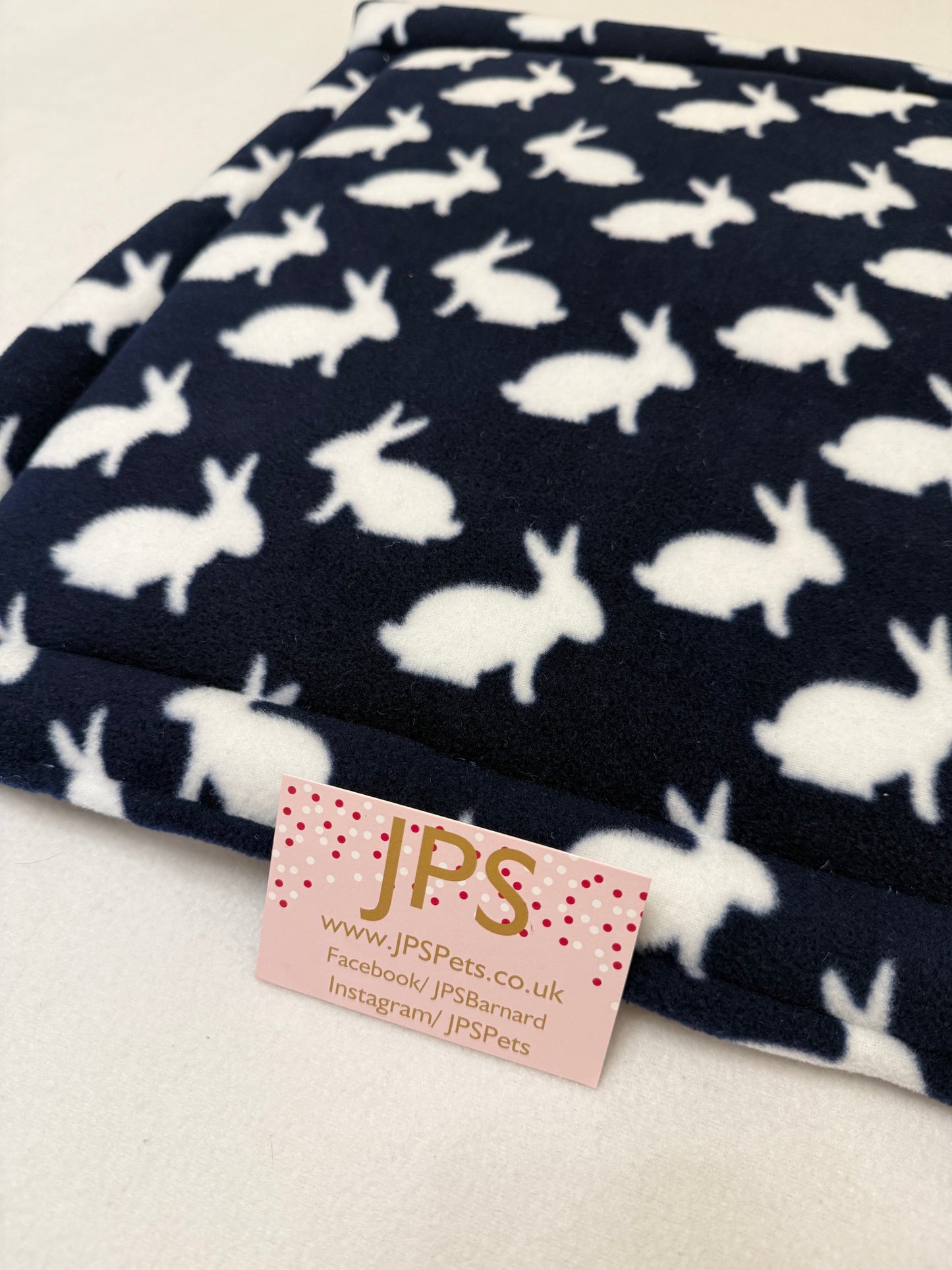 18 x 18 Inch Pad - navy bunny