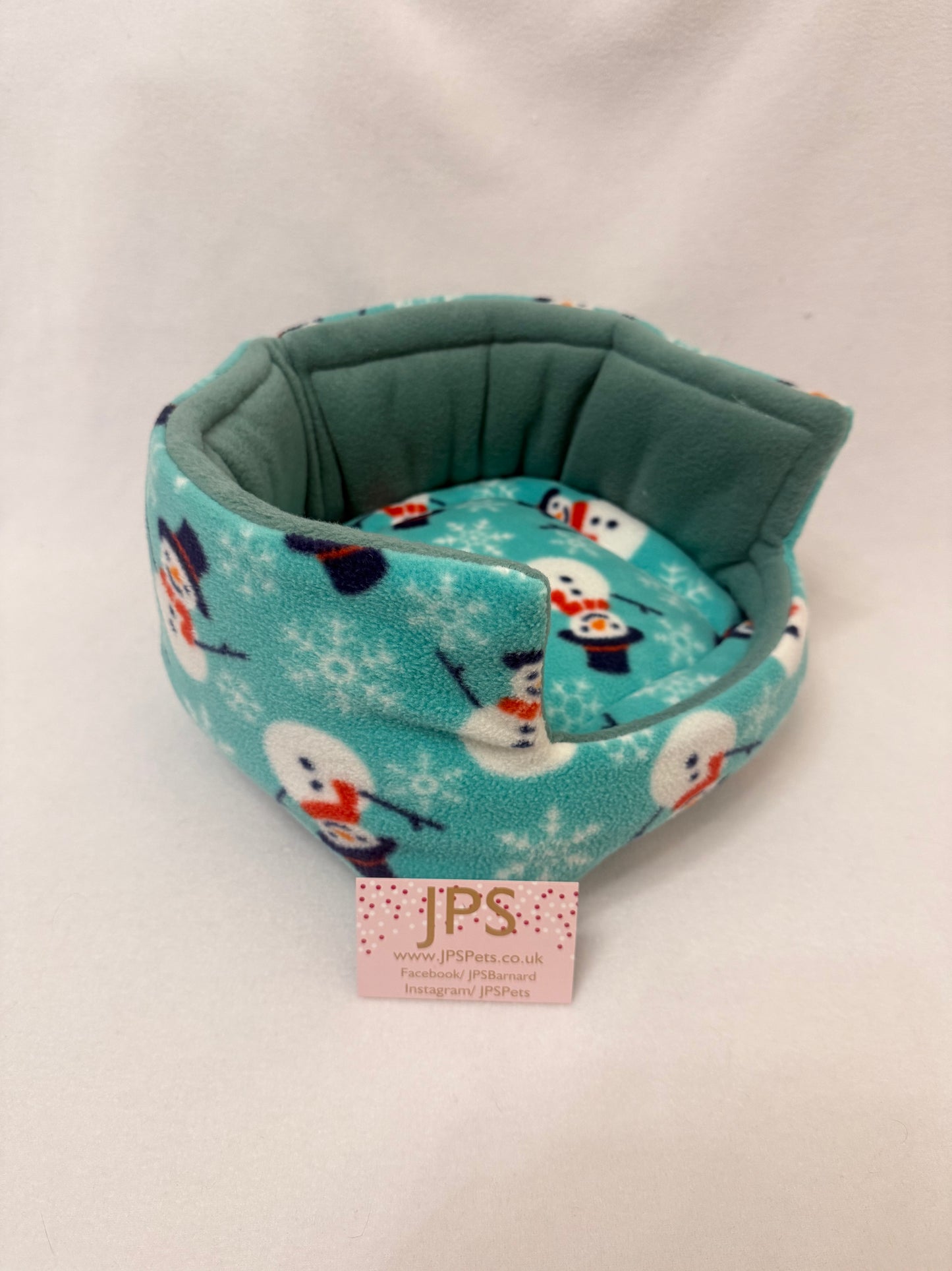 Cuddle Cup 11 Inch - Mint Snowman & Sage