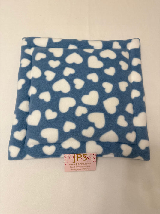 14” x 14” Inch Pad - Blue Hearts