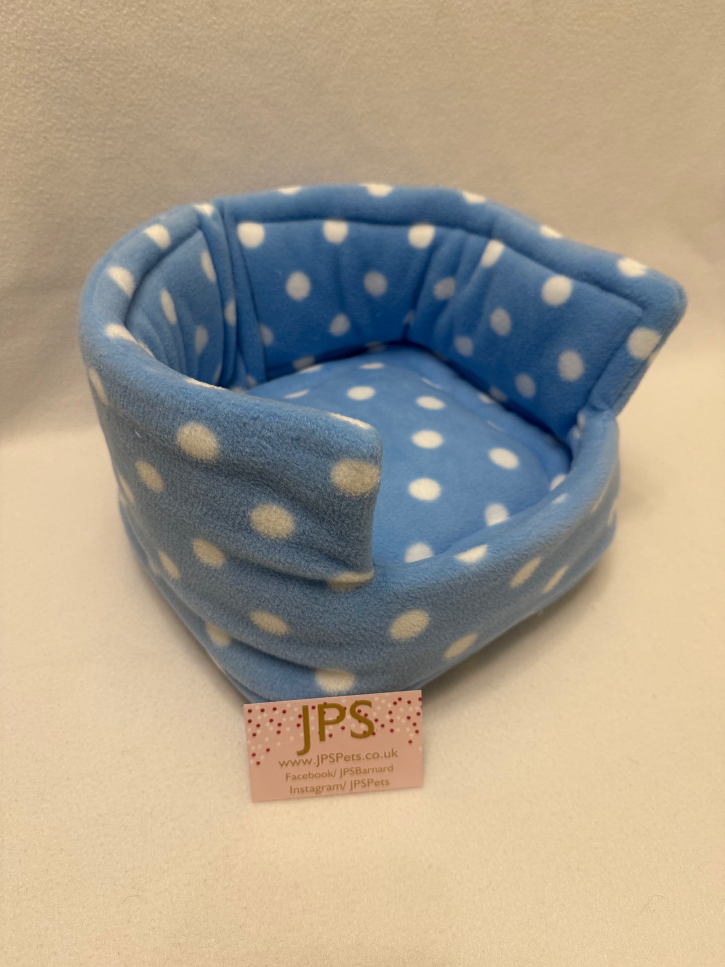 Cuddle Cup 11 Inch - blue polka