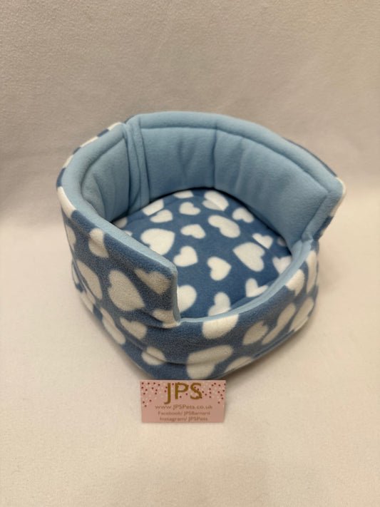Cuddle Cup 11 Inch - blue hearts & baby blue
