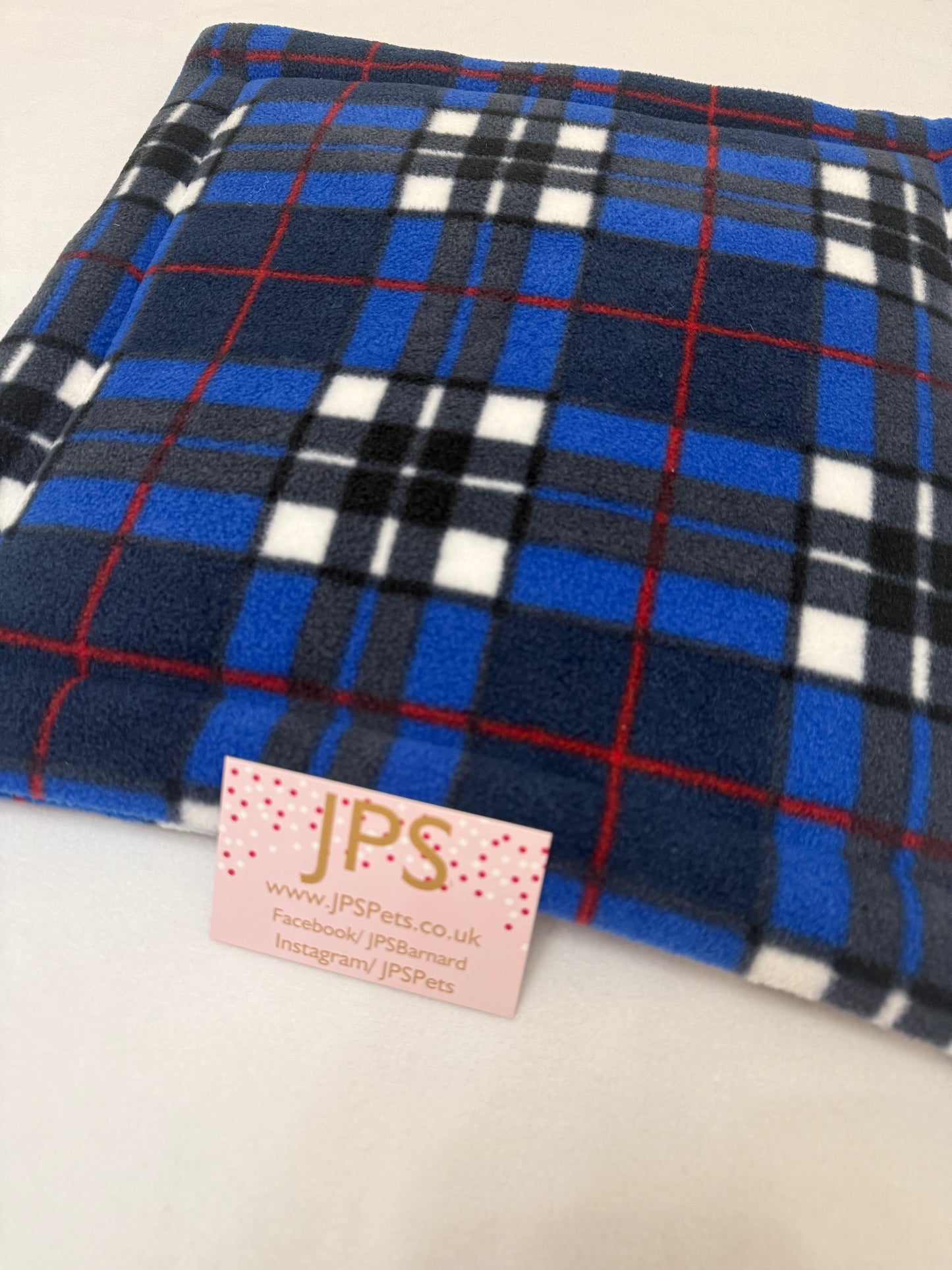 14 x 14 Inch Pad - Blue Tartan