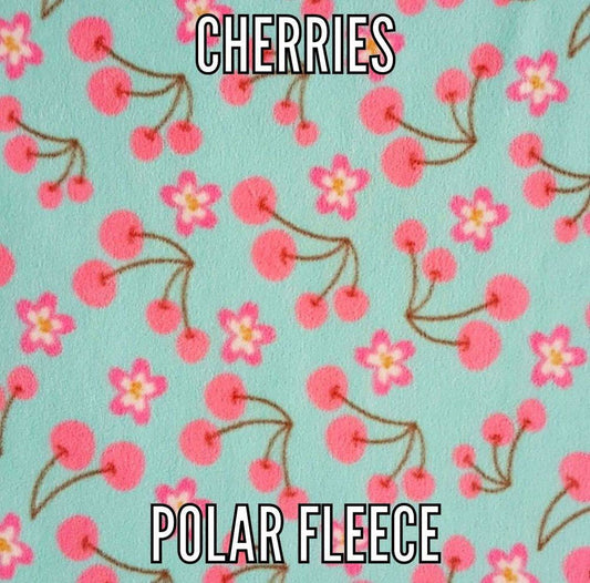 Cherries Triangle Forest Fleece