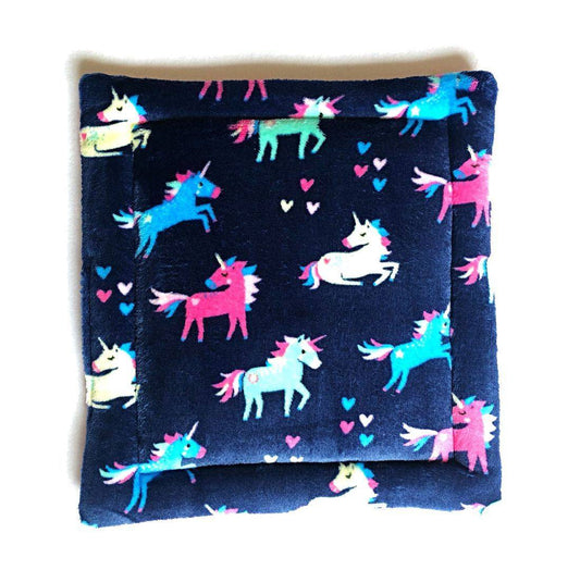 Navy Unicorn Cuddle fleece