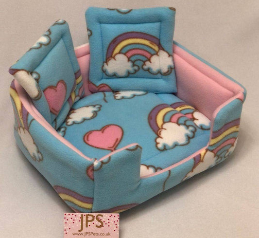 Rainbow Hearts Sofa